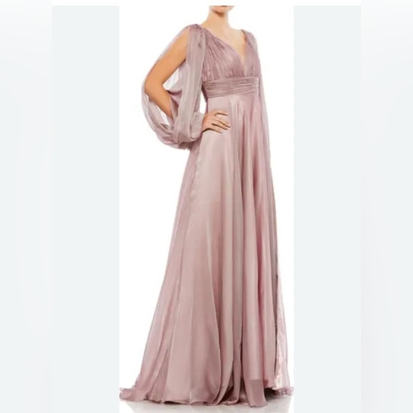 MAC DUGGALMAC DUGGAL 67414 DRESS Mocha Size 10 - Picture 4 of 13